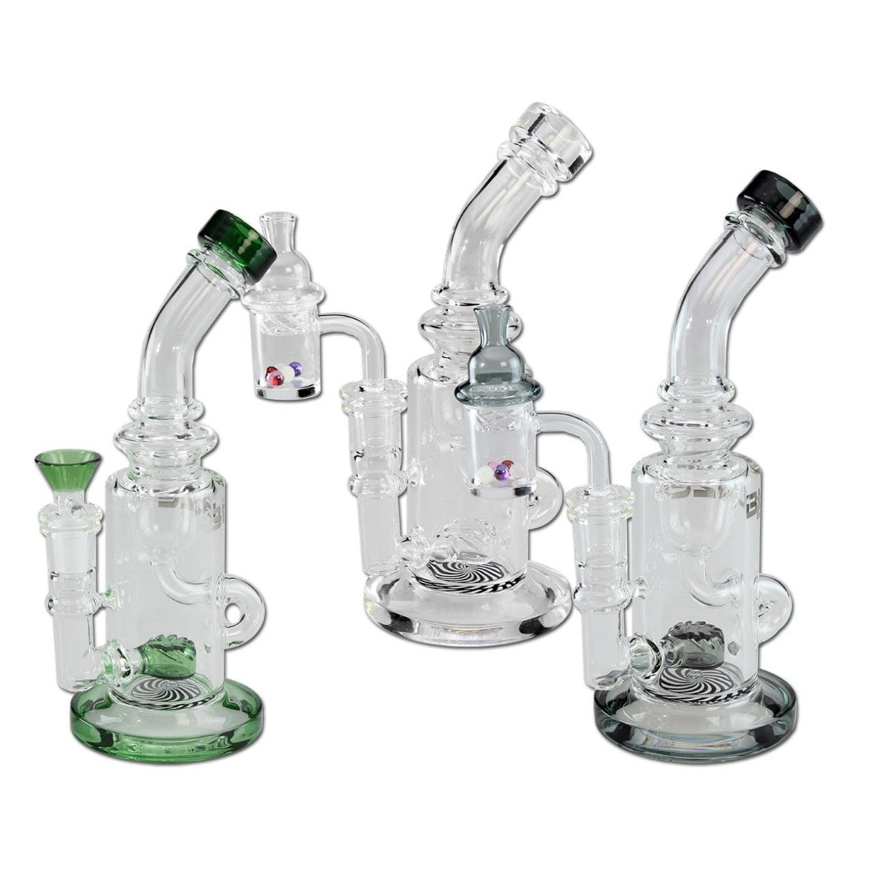 BLAZE Recycle Bong for Herbs/Oil with Carb Cap bong per erbe e concentrati