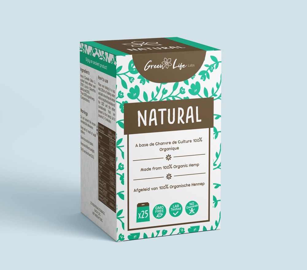 Green Life Alimenti Calm tisana alla canapa gusto Calm 25 bustine