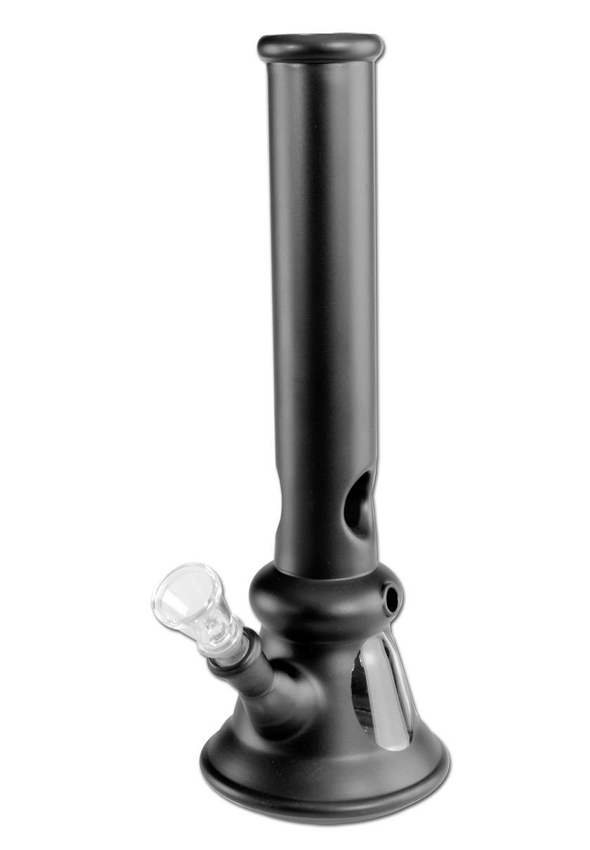 Glass Bong black bong in vetro nero opaco