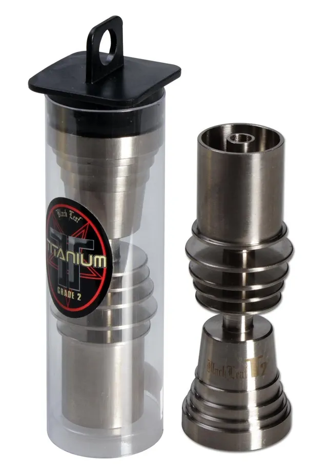 Black Leaf T2 Titanium Oil Nail nail domeless in titanio