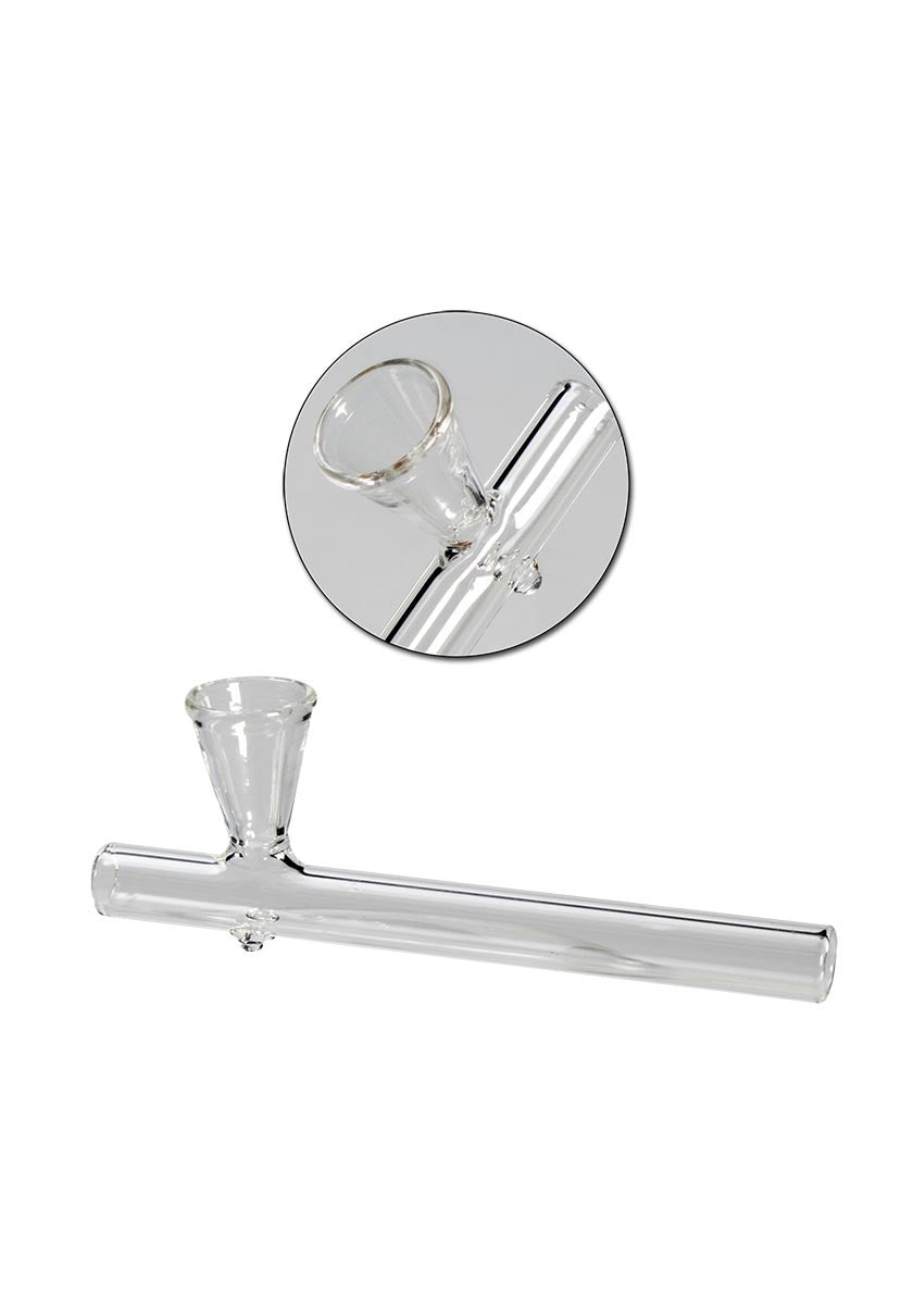 Parafernalia Shotgun Pipe Glass pipe in vetro con braciere