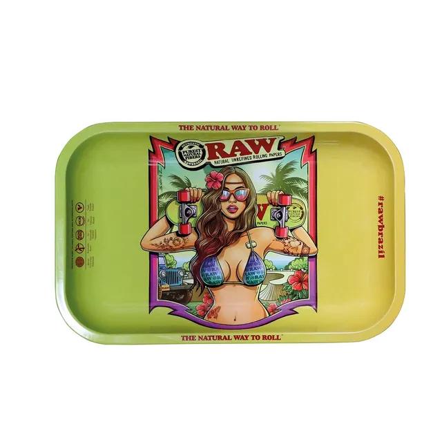 RAW Brazil Rolling Tray S vassoio metallico