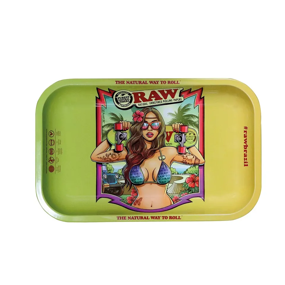 RAW Brazil Rolling Tray S vassoio metallico