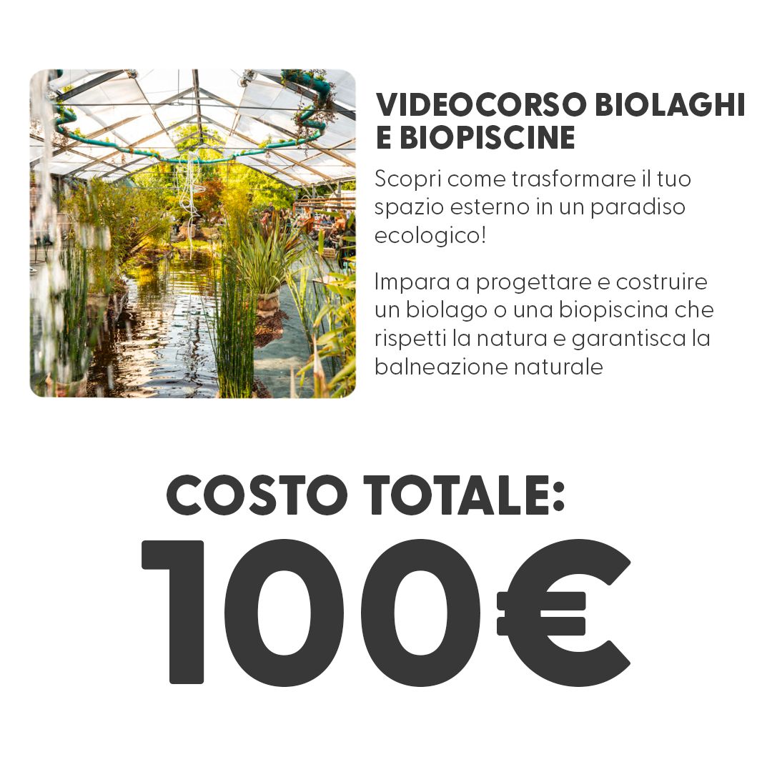 AQUAPONIC DESIGN TUTTI PER UNO pacchetto videocorsi completo
