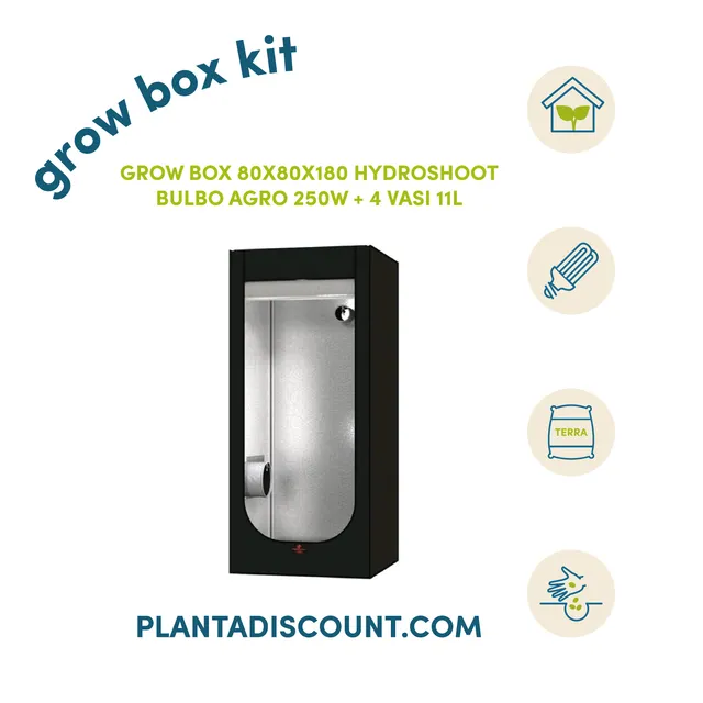 Secret Jardin Hydro Shoot Grow Box Kit HPS 250W completo