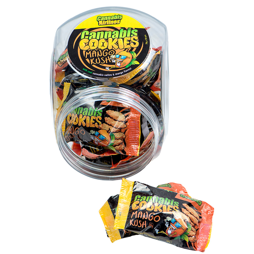 Cannabis Airlines Alimenti Cannabis Cookies biscotti Mango Kush alla canapa