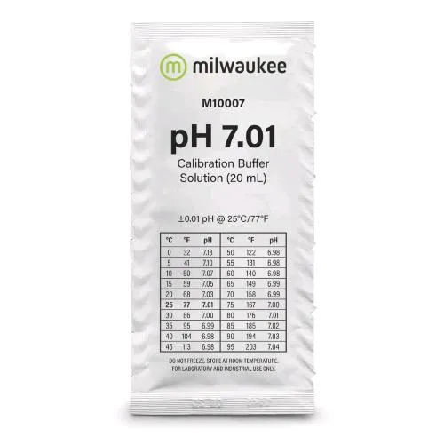 Milwaukee Trattamento acqua soluzione calibrazione pH 7.01 20 ml monouso